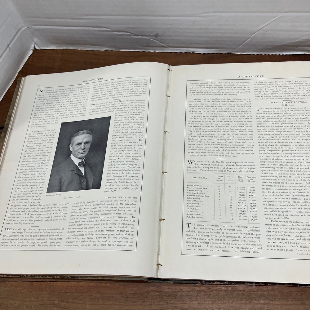 ARCHITECTVRE 1912 Architectural Magazine Forbes & Co Bound Issues Vol IV 40-48 - Picture 6 of 9